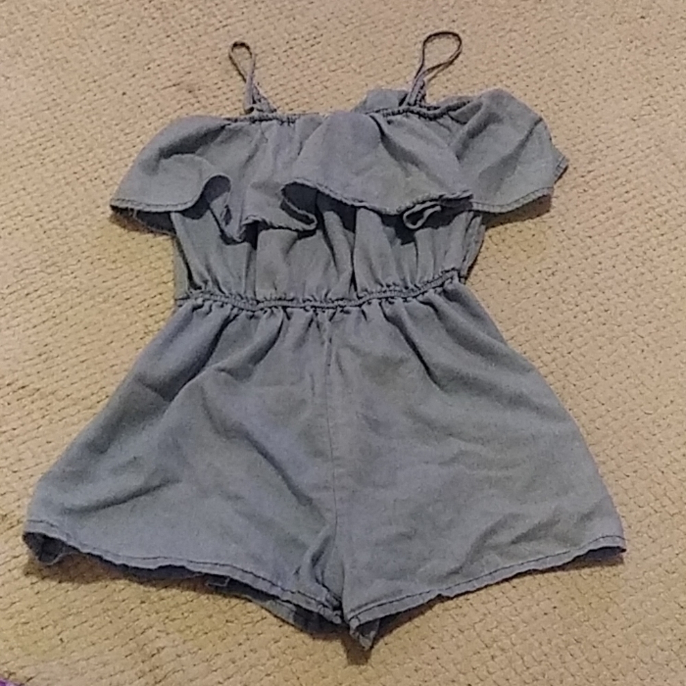 Baby blue romper